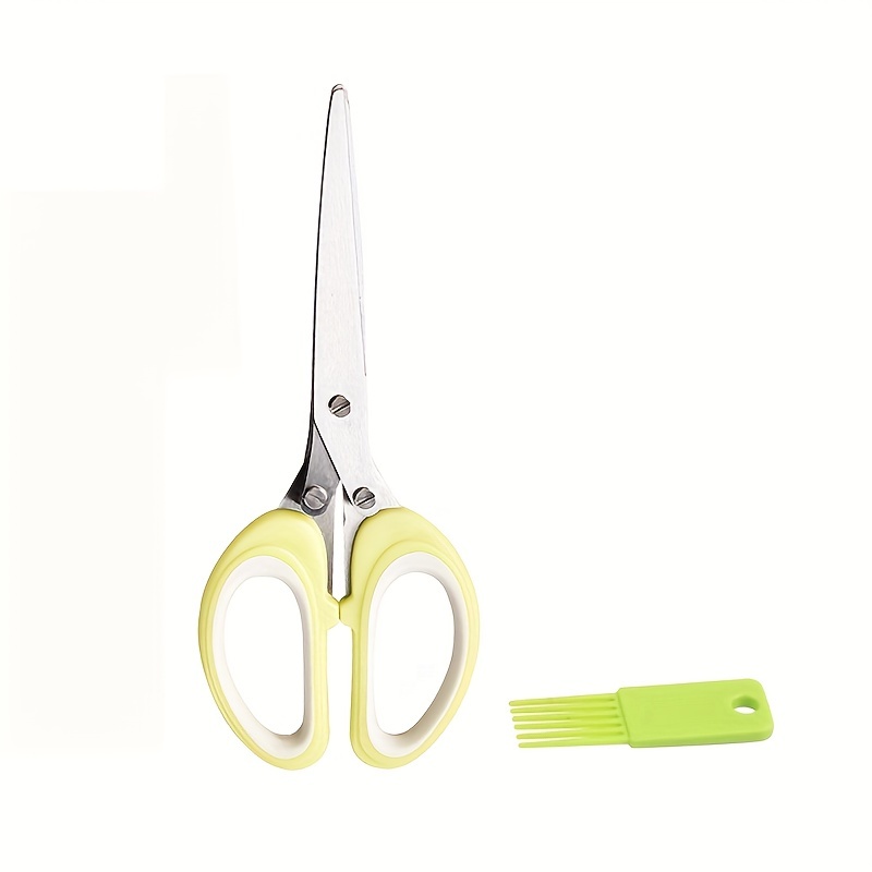 Kitchen Scissors Stainless Steel Vegetable Cutter Herb Tool Cut 5 Layers