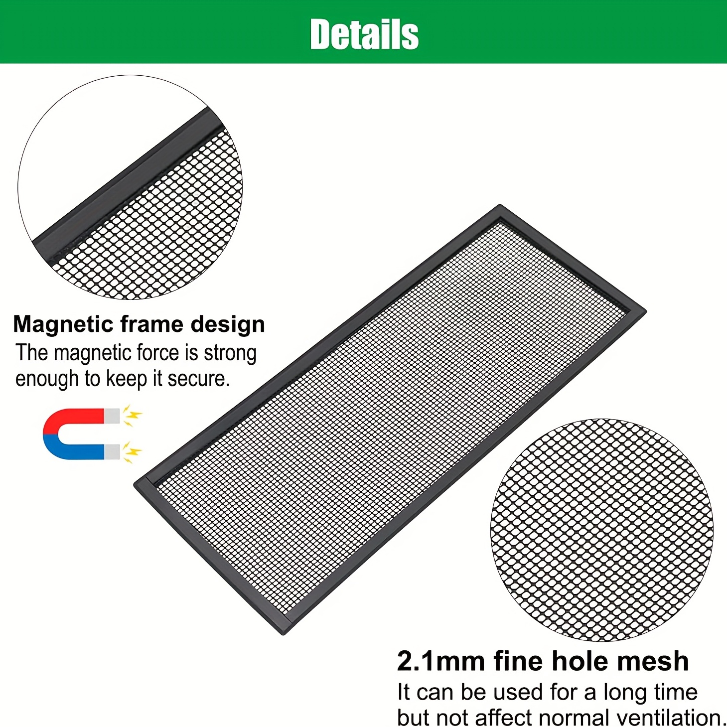 cypreason Cache-grille d'aération pour le sol | Filtre à onglets pour sol  magnétiques, grilles ventilation, filtre ventilation pour le sol