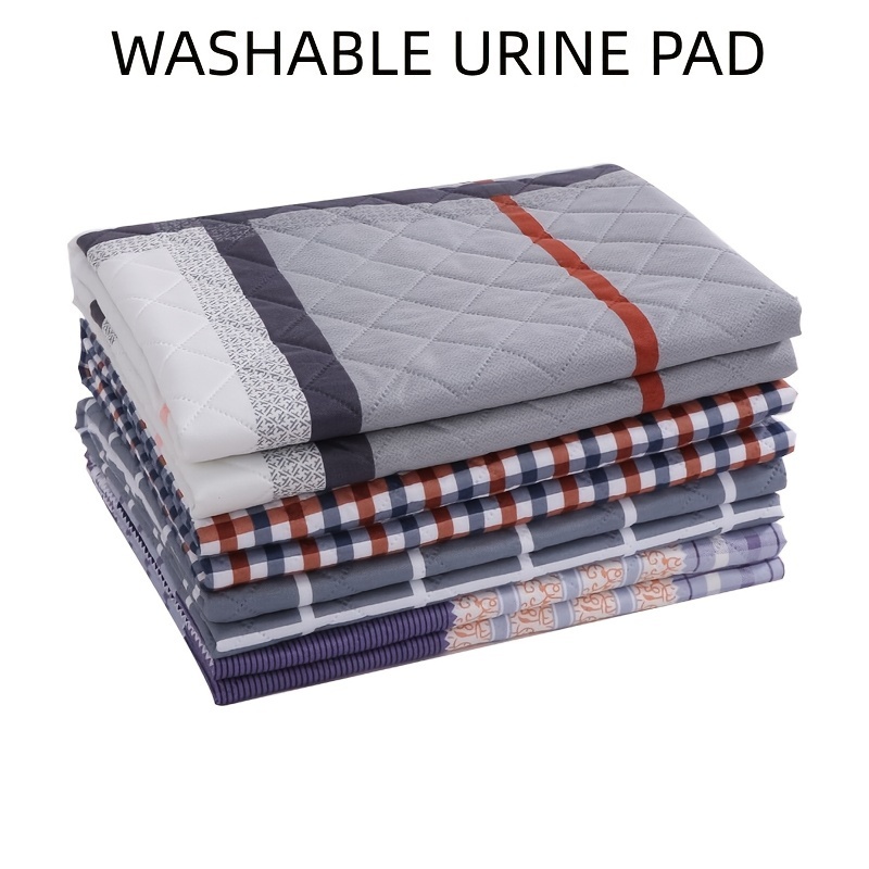 Almohadilla de protección lavable para adultos, almohadilla de orina  impermeable, almohadillas de cama para incontinencia para