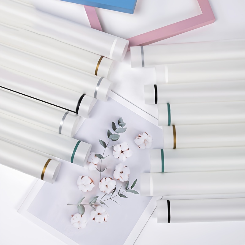 Simple Wind Paper Frame Matte Paper Flower Packaging Flower - Temu