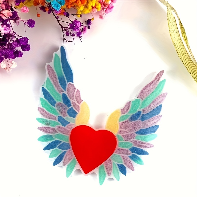 HEART w/ Wings Silicone Mold - Heaven's Sweetness Shop
