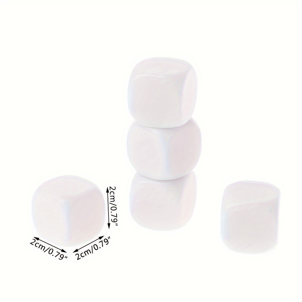 Acrylic Rock paper scissors Plain Dice Blank Dice - Temu