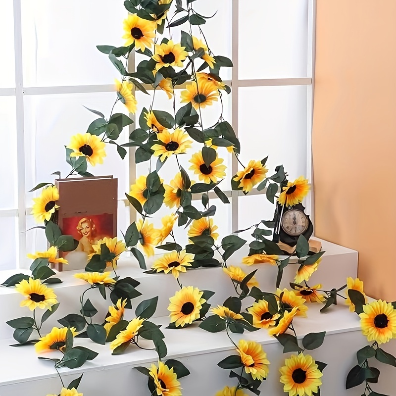 

Artificial Simulation Sunflower Vine