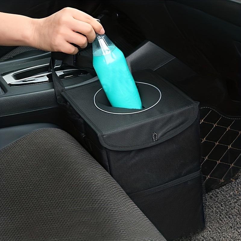 Car Trash Can Oxford Fabric Car Trash Bag Foldable - Temu