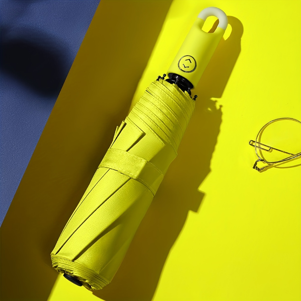 Folding Portable Waterproof Vinyl Automatic Umbrella