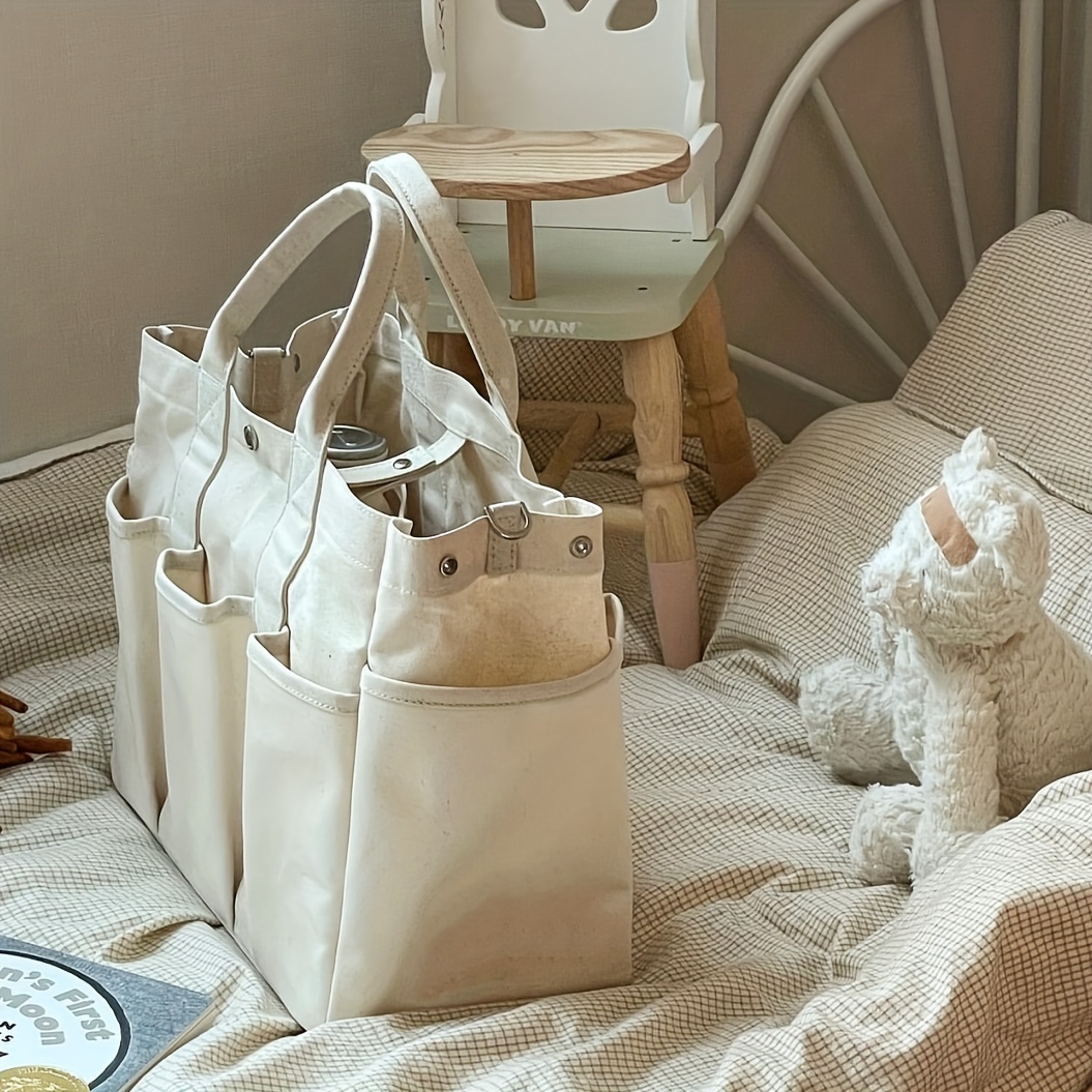 Portable Woolen Storage Bag Mommy Bag Large Capacity - Temu
