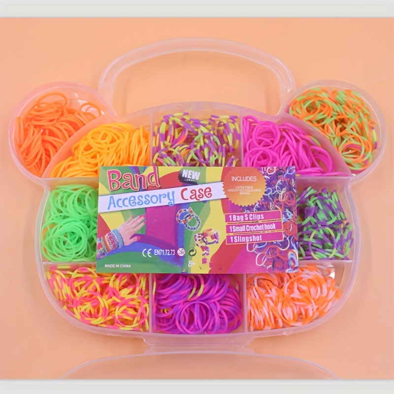 Rainbow Rubber Bands Weaving Machine Hand made Material - Temu