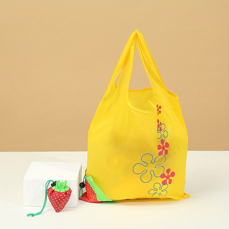 Reusable Grocery Shopping Baskets Strawberry Shape Shopping Temu 8348