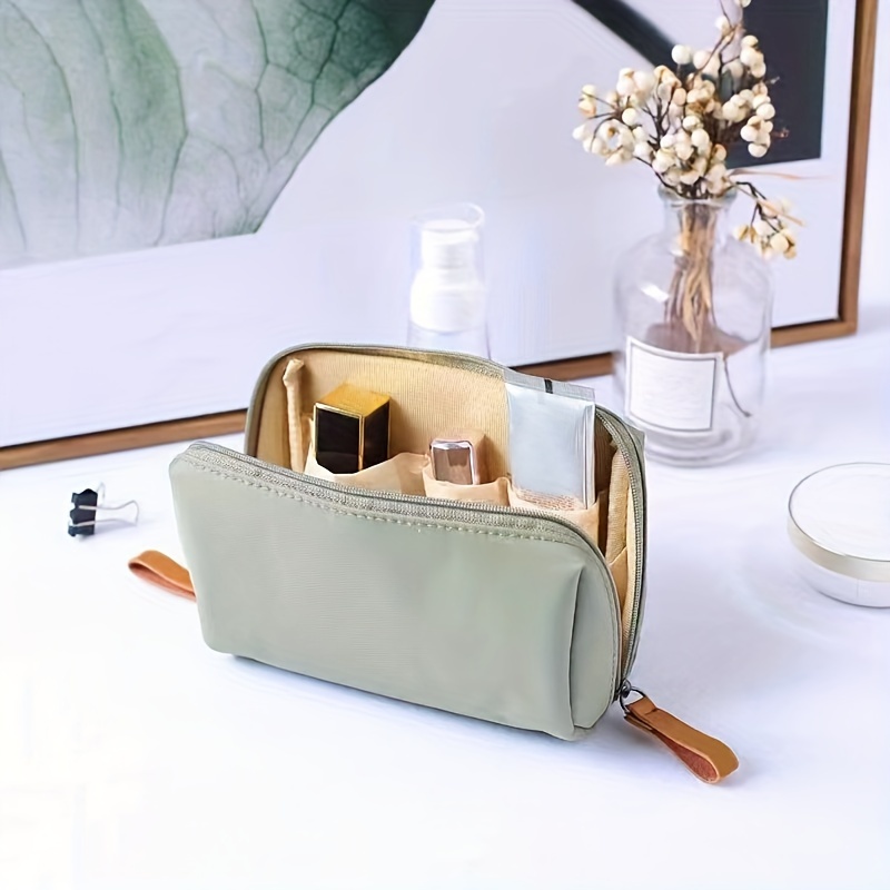 Minimalist Makeup Zipper Pouch Lightweight Storage Bag - Temu