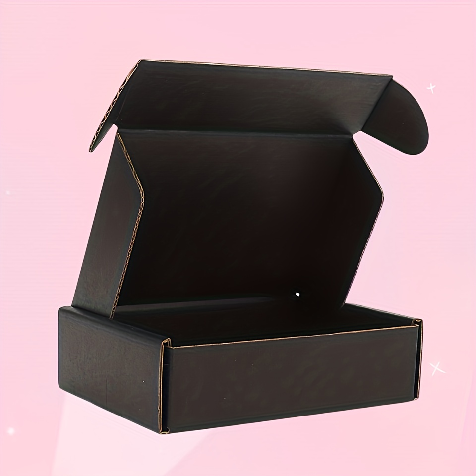 10pcs 14.99x9.91x4.06 Cm Cajas de envío de correo negro Caja de embalaje  Caja de regalo Caja de presentación, Caja de cartón corrugado para embalaje  d