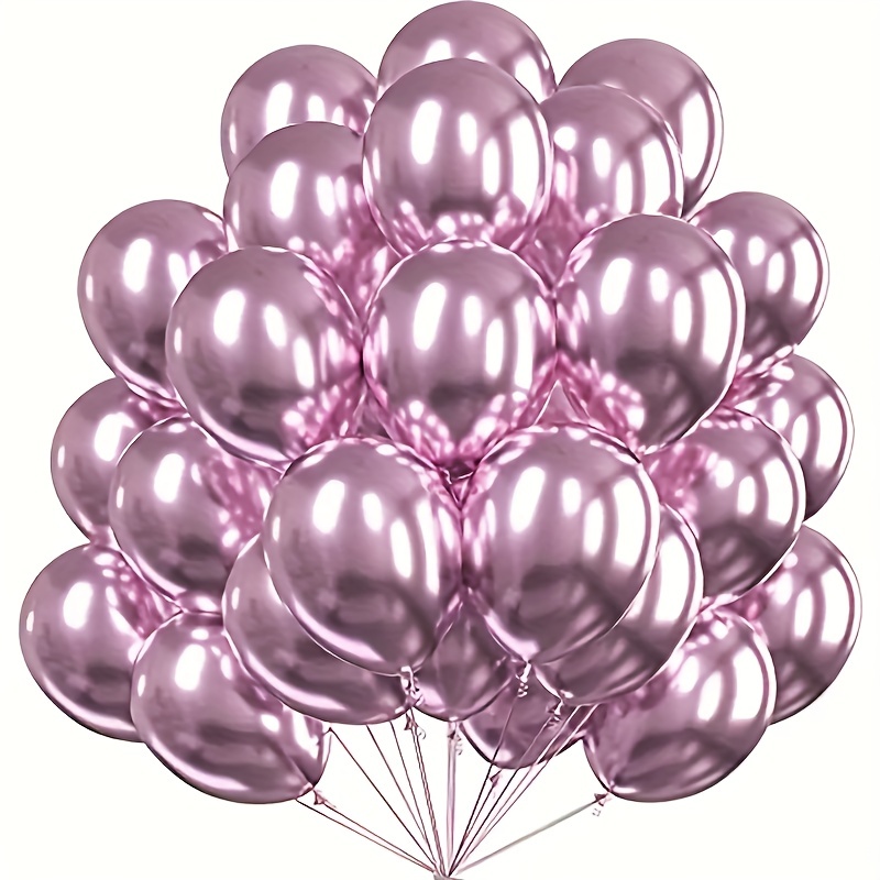 30pcs, 5-inch Chrome Balloons - Perfect for Birthday, Wedding, Graduations, Anniversaries, And More for Halloween Christmas Easter gift -winter, new year, Easter Room Decor