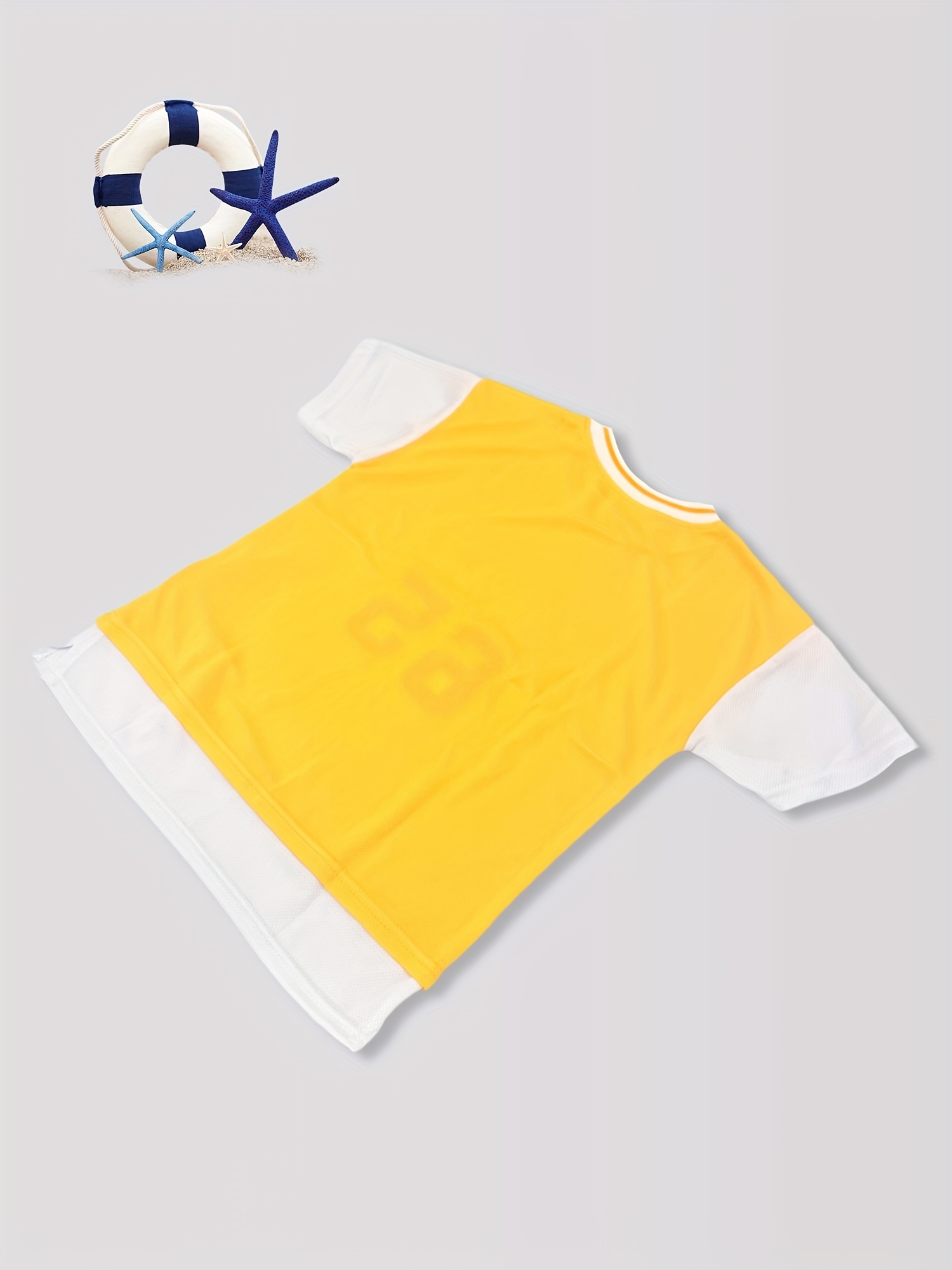  Conjunto de camiseta de ropa para niños con estampado 3D  informal para niños pequeños 4 de julio, amarillo, (L-yellow), 8-9 Years :  Ropa, Zapatos y Joyería