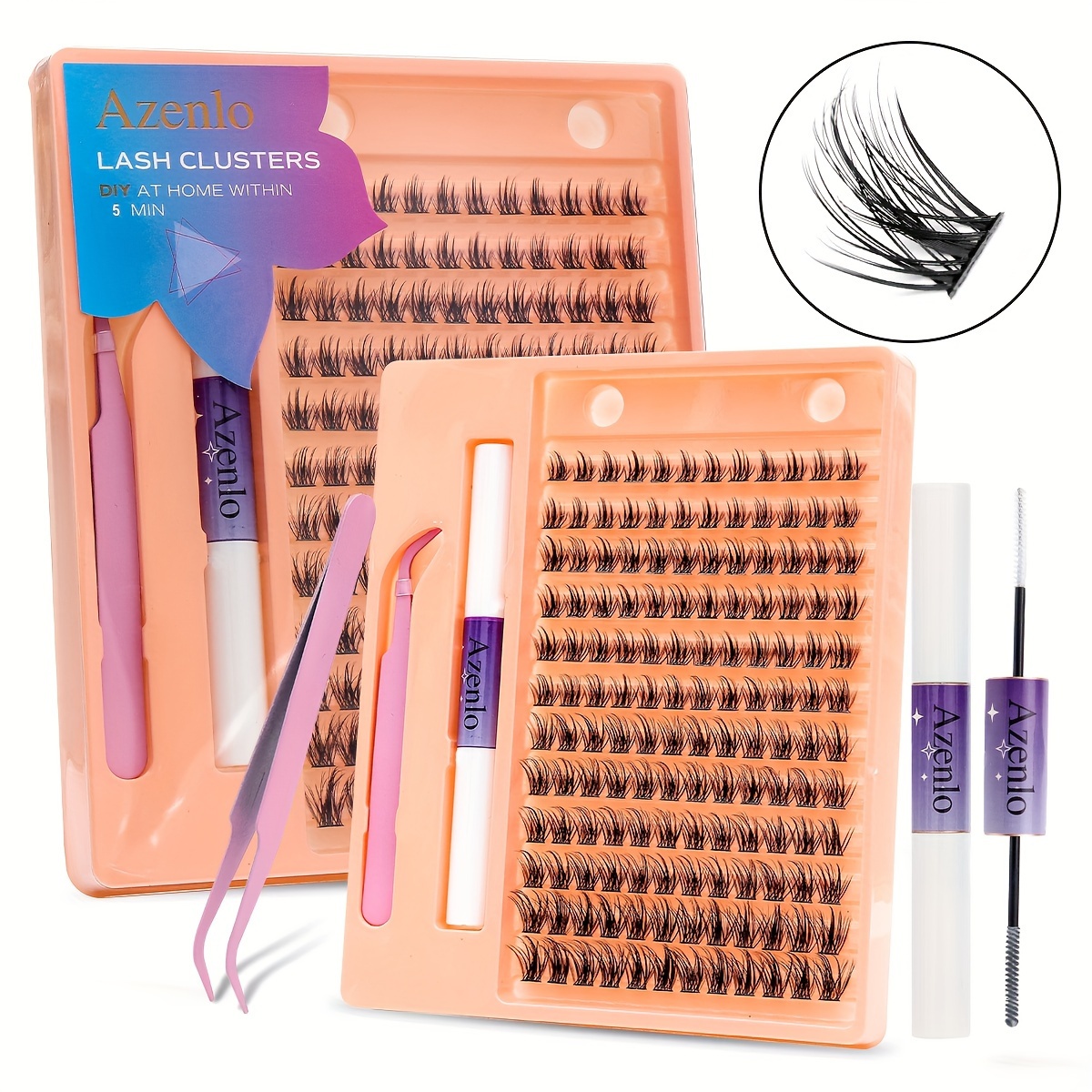 

Cluster Lashes 144pcs Individual Lashes Clusters Diy Eyelash Extension Slender And Wide Stem Lash Clusters With Applicator And Lash And Seal Lash Extension Kit Mix 10-16mm Length C Curling