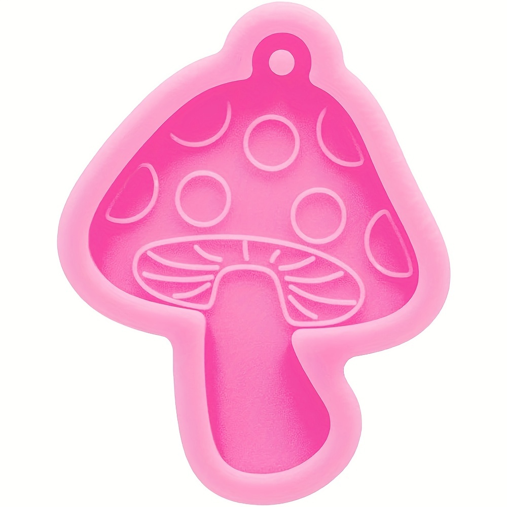 Mushroom Silicone Earring Resin Molds For Keychain Pendant - Temu