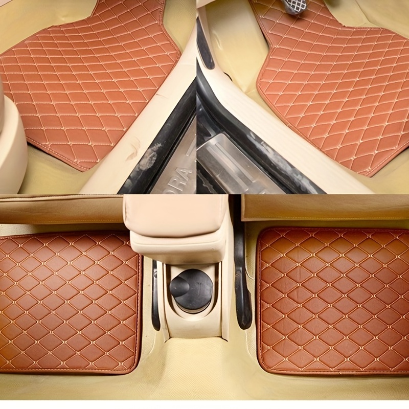 Universal Fit Car Floor Mats Waterproof Front Rear Full Set - Temu