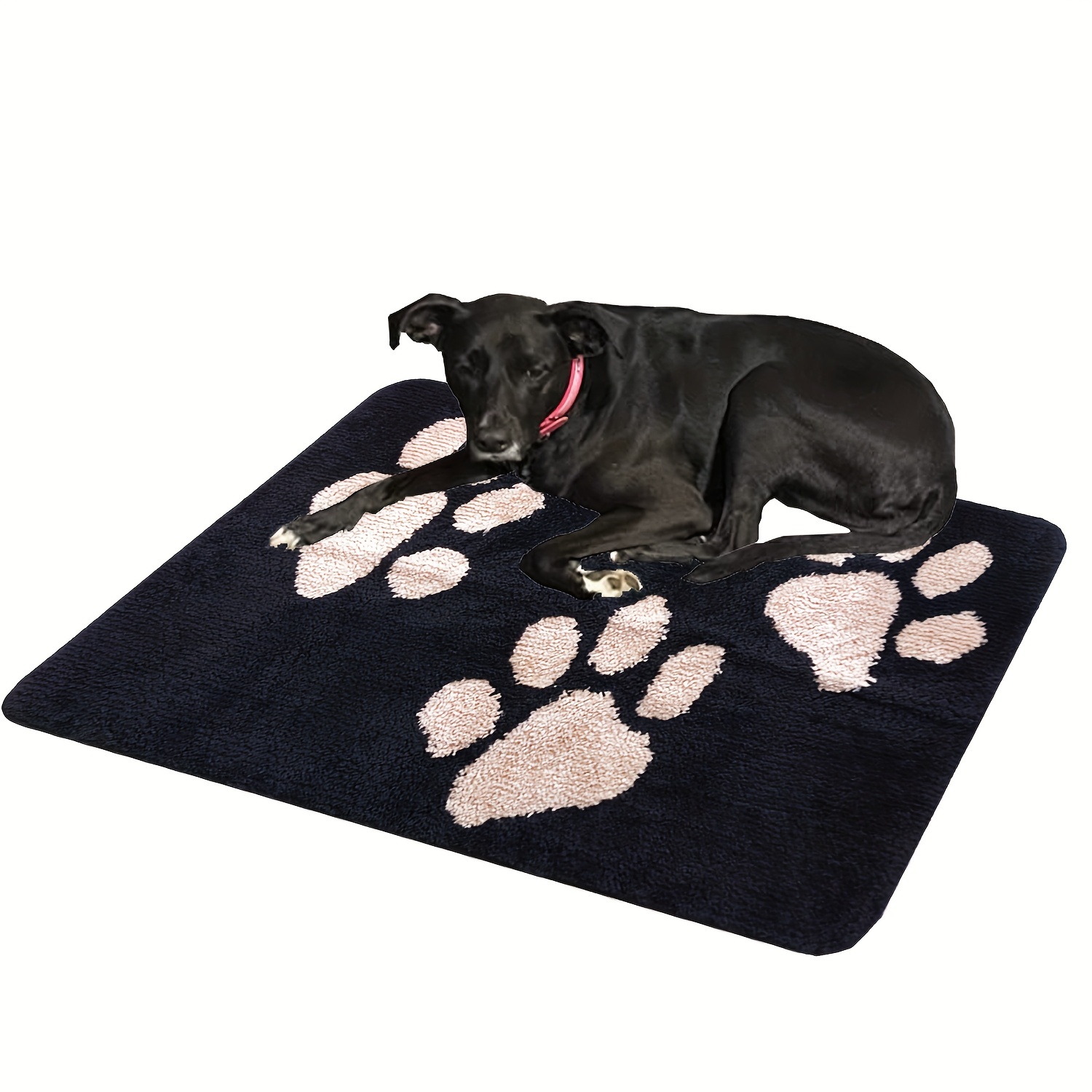 Dirt Trapper Door mat Non-Skid/Slip Machine Washable Entryway Rug, Dog Door  Mat, Super Absorbent Welcome mat for Muddy Wet Shoes and Paws