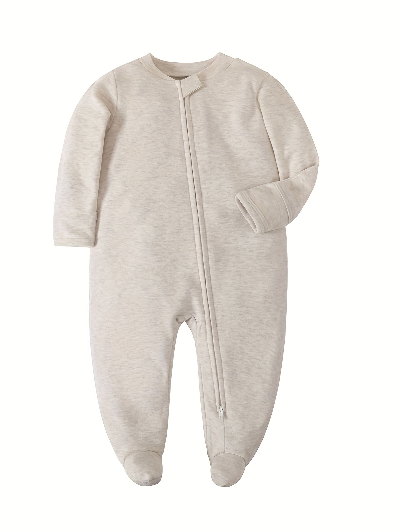  Aablexema Pijama con pies para bebé con mitones, 3 piezas, ropa  de dormir de algodón para recién nacidos, para niñas y niños,  Azul/Gris/Rayas (cremallera) : Ropa, Zapatos y Joyería