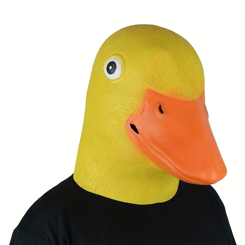 

Animal Head Cover Duck Face Masks Party Holiday Costume Prop Men's Latex Mask, Ideal Choice For Gifts