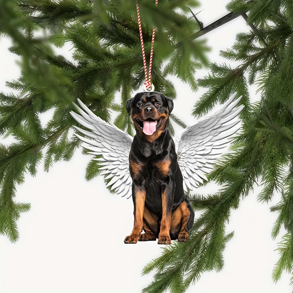 Dog in heaven hot sale ornament