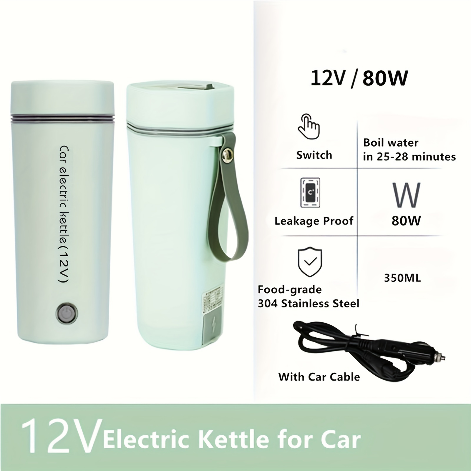 Car Kettle Water Boiler 12V Bouilloire Électrique Portable - Temu  Switzerland