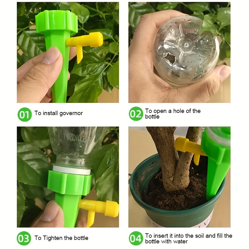 Automatic Watering Dripper Infusion Bag Adjustable Plant Flower Water Home  Garden Plant Flower Drip Irrigation Watering Kits - Temu