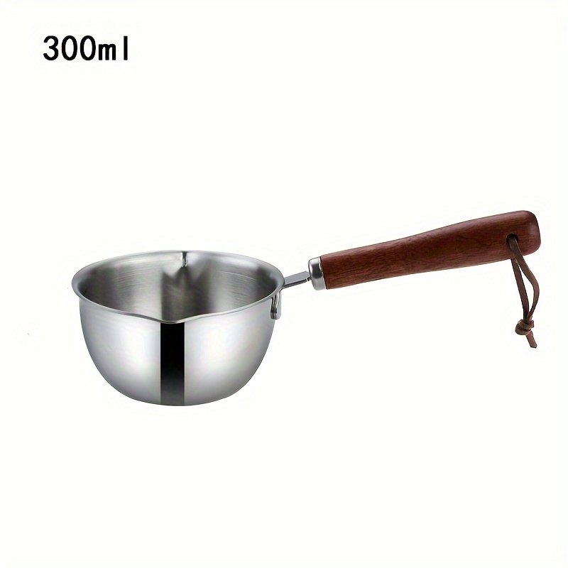 Milk Warming Pot, Stainless Steel Milk Pan, Milk Warmer Pot, Butter Warmer  Pot, Mini Saucepan, Turkish Coffee Pot, Coffee Pot, Milk Pot For Outdoor  Camping, Kitchen Supplies, Kitchen Stuffs, Cool Stuff 