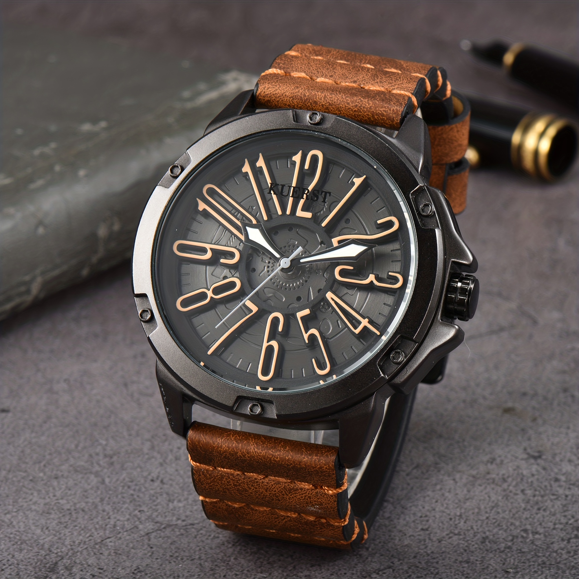 Relojes Pulsera Cuarzo Esqueleto Dorado Hombre, Opción Ideal Regalos, Mejores Ofertas Diarias Hoy