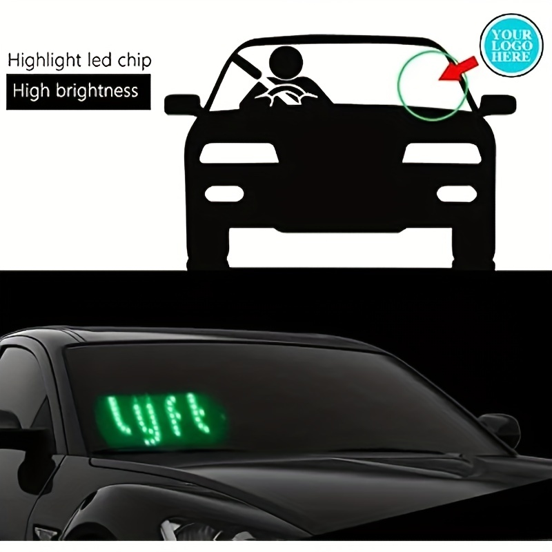 Lyft Taxi Led Auto Windschutzscheibe Cab Anzeigelampe Usb 5v