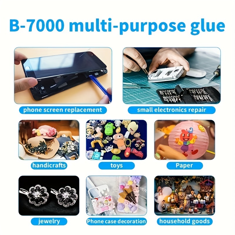 B 7000 Glue Is Used For Diy Hand making Such As Hair Clips - Temu