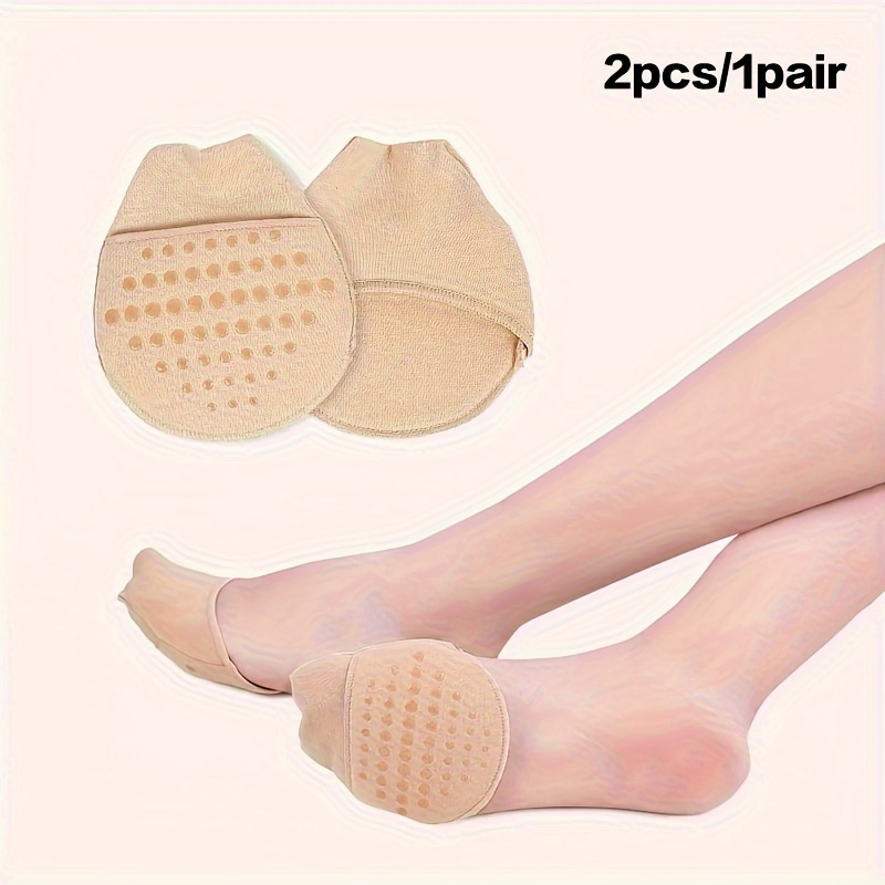 Women's Toe Topper Socks With Padding Metatarsal Pads For Women Heels