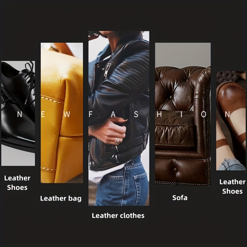 ALL IN ONE leather dye colour restorer Shoes Car seats Sofa Jackets Self  Sealing