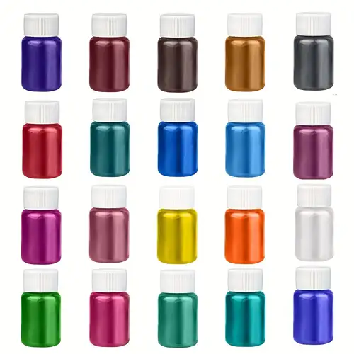 6 Colors Metallic Pigment Powder For Epoxy Resin Coloring - Temu