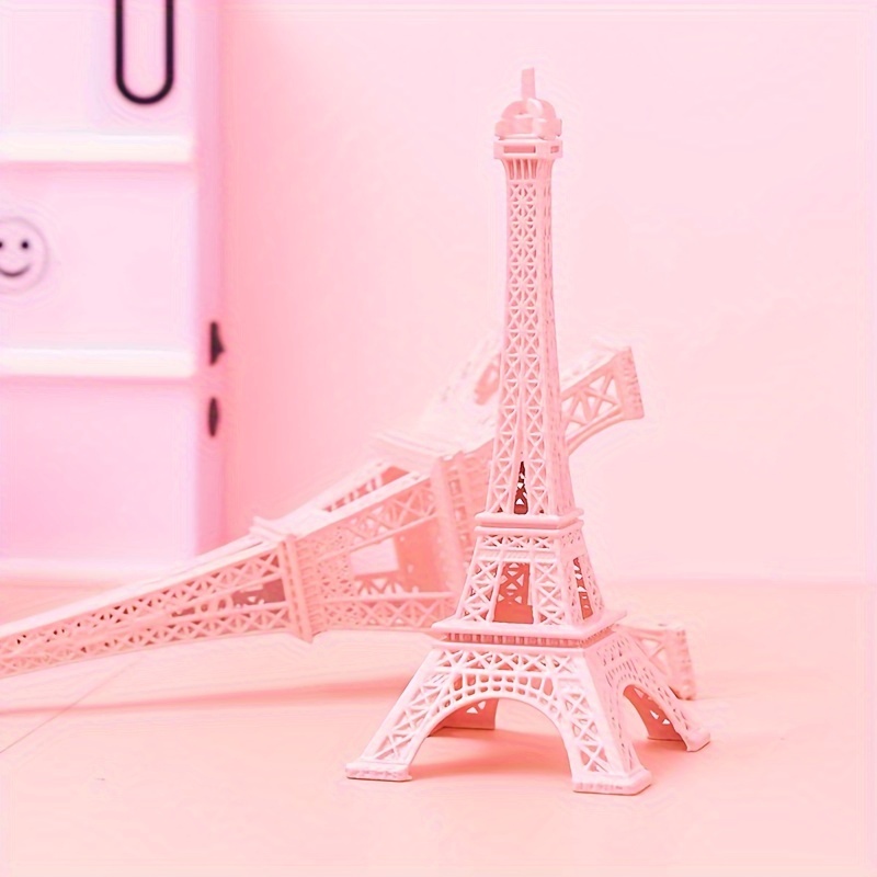 5 Color Metal Paris Eiffel Tower Model w Diamond Decoration Home