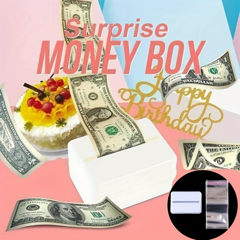  Ribbonbonbox Flower Money Cake – Fake Cake Gift Box –  Christmas, Birthday Gifts for Her and Him – Best Gift Ideas for  Quinceanera, Sweet 16 Gifts for Girls – Surprise Money