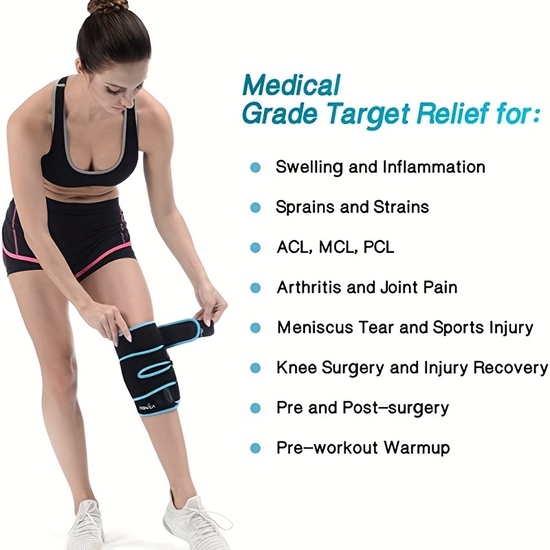 Knee Brace: Medical Grade Support Reusable Cold/hot - Temu Canada