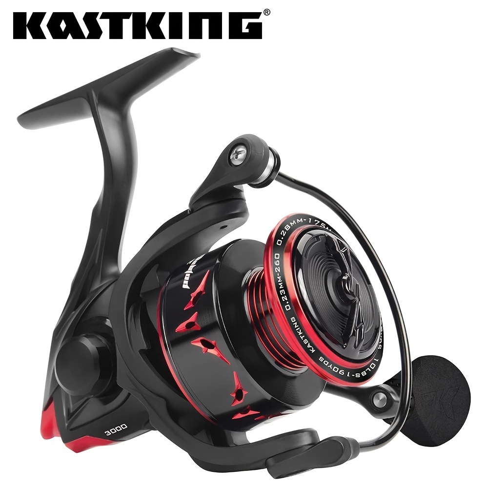 10+1 ball KastKing Speed Demon Elite Spinning Reel - High Speed 7.4:1 Gear  Ratio, Smooth 8kg Drag, Freshwater and Saltwater Fishing Tackle