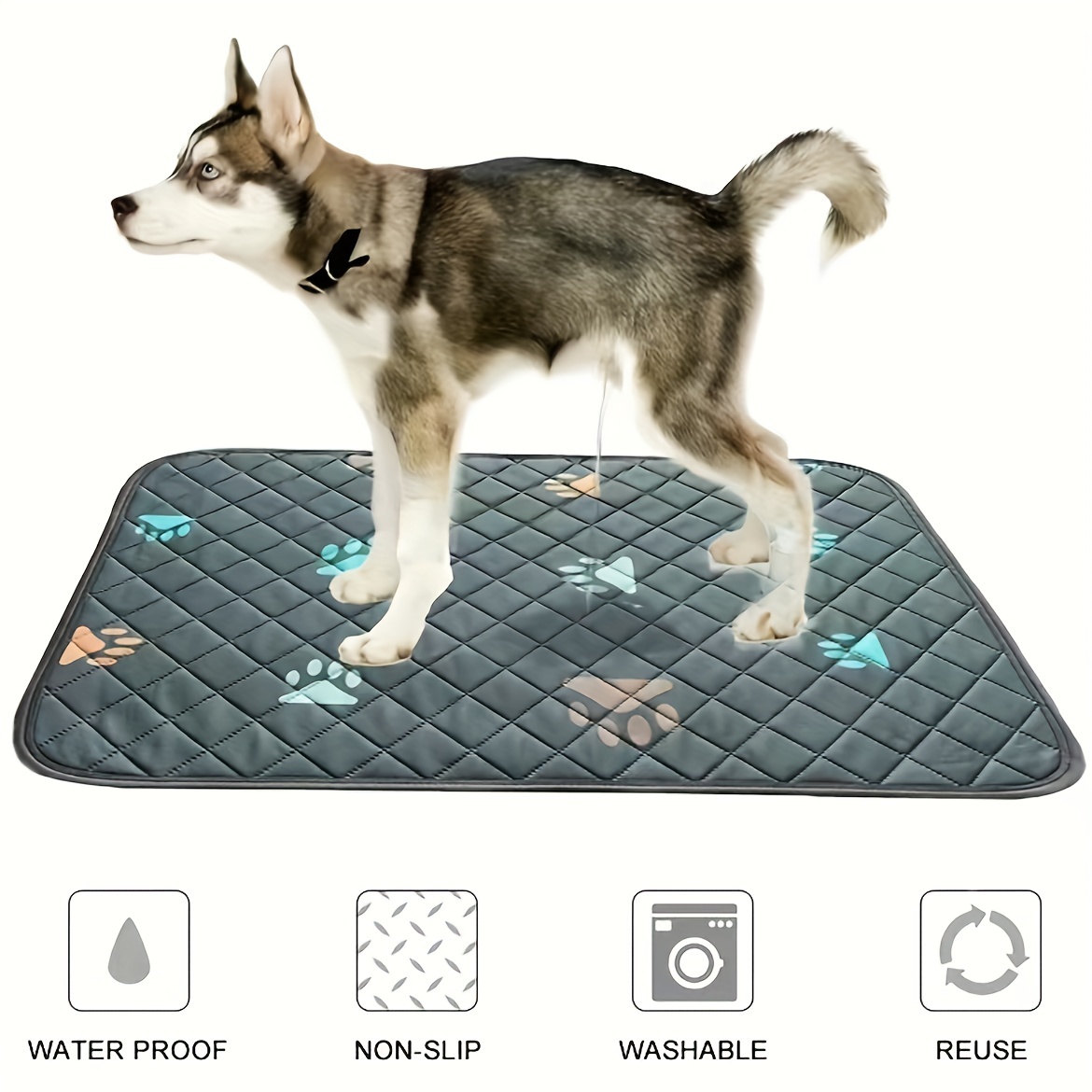 Reusable Dog Pee Pads: Super Water Absorbing Washable And - Temu