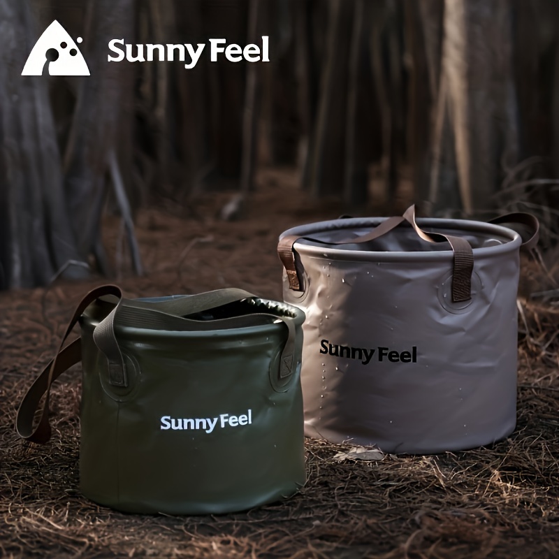 20L Folding Bucket Water Container Bag Carry Bag for Outdoor Camping Fishing  ti