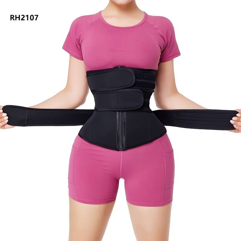 Jueachy Waist Trainer for Women Breathable Waist Trimmer Belly Band Stomach  Shaper for Women (Hot Pink, Medium) : : Sports & Outdoors
