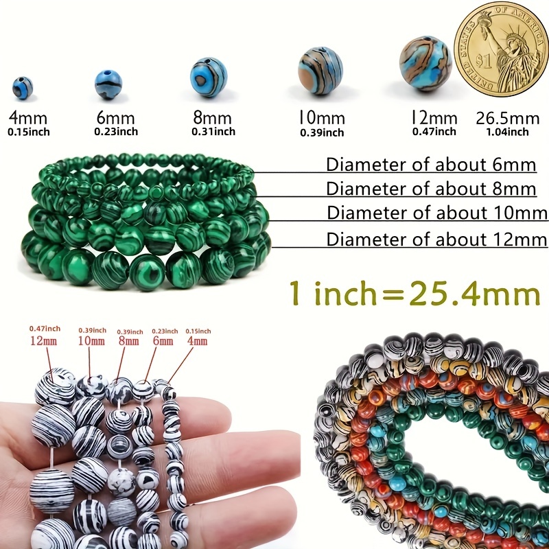 4mm 6mm 8mm 10mm 12mm Natural Gemstone Beads DIY Jewelry Findings