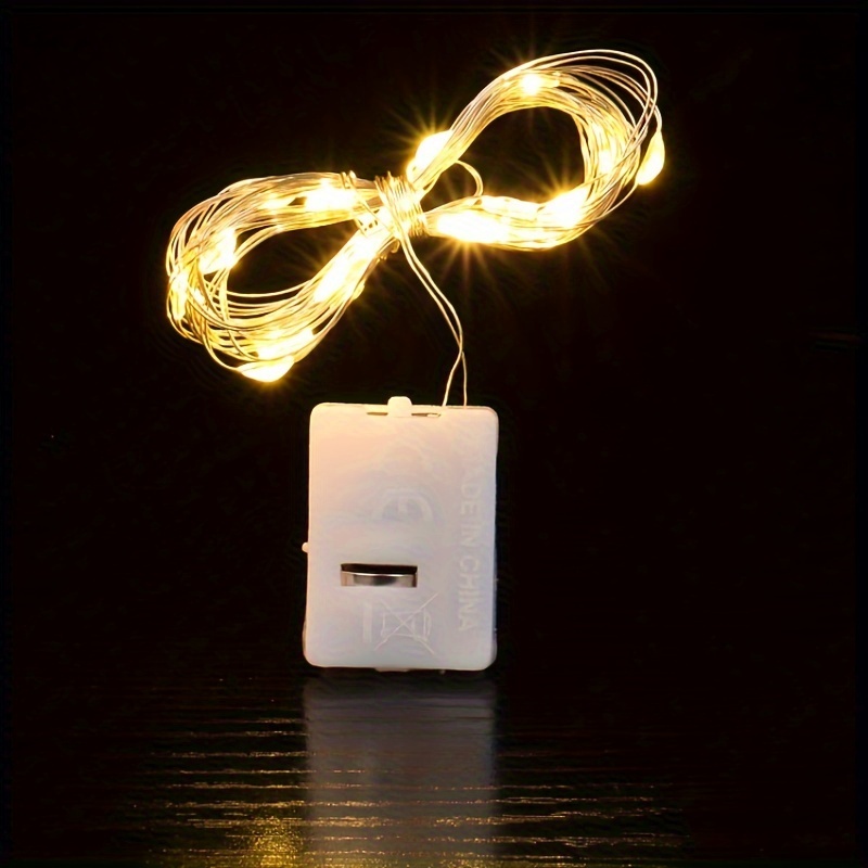 Luces Cadena Led Usb Luz Alambre Cobre Plateado Luz Cadena - Temu