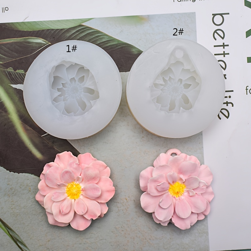 Peony Flower Silicone Mold Silicone Can Be Used To Make - Temu