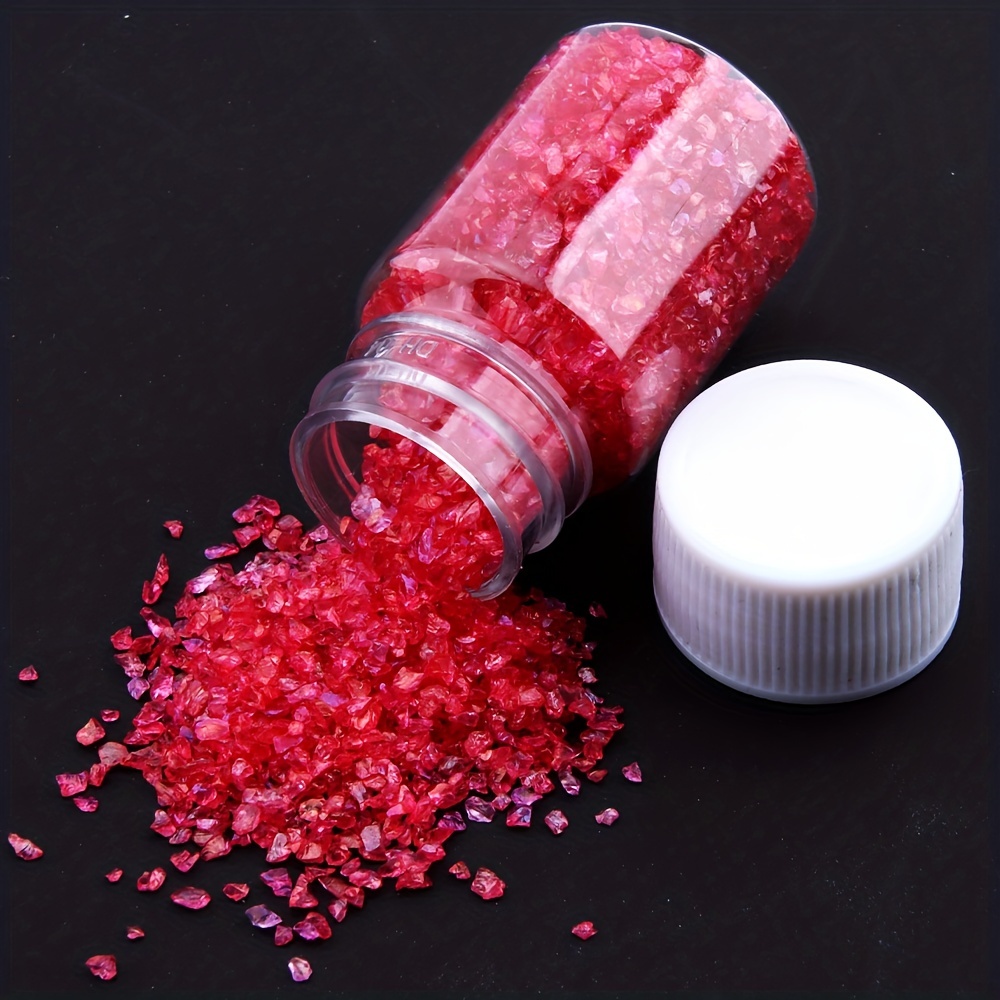 Crushed Glass Craft Glitter For Resin Art Small Broken Glass - Temu