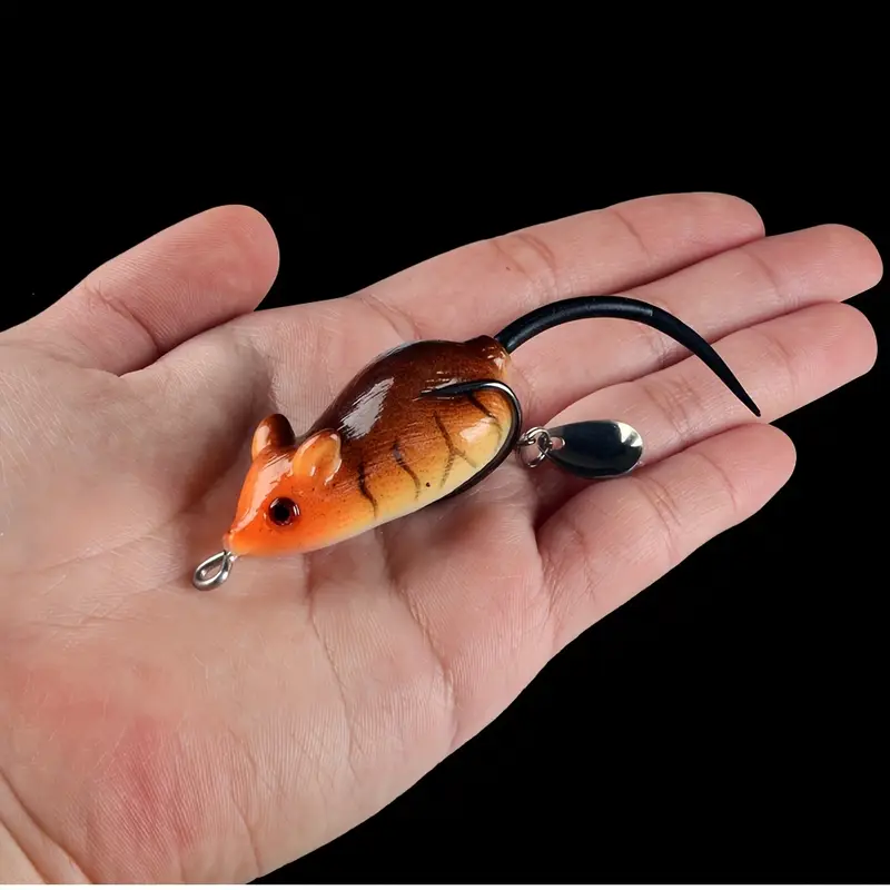 drsigns for mouse 3d.fishing.lures Spirebuzz Ratstrike Lure,Spirebuzz Ratstrike 3D Lifelike Rat Topwater Lure,Premium Bionic Spirebuzz Fishing Lure,for Bass Trout,Catfish,for Freshwater Saltwater Angling(6pcs) : Sports & Outdoors 1/2in is based on 3D scan of a real rat 3D Printed Fishing Lure //