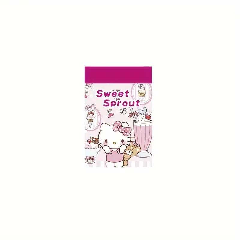 Hello Kitty Cute Cartoon Stickers Melody Big Ear - Temu