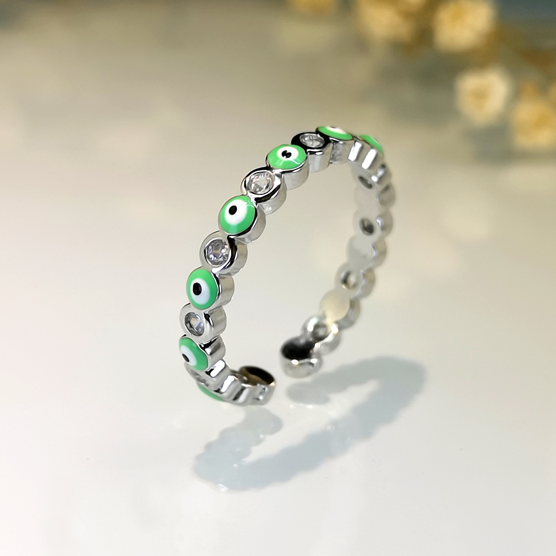 Creative Evil Eye Men's Ring, Birthday Gift