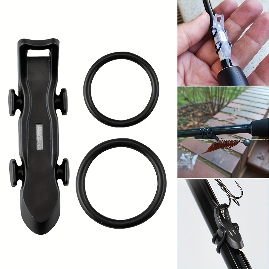 10Pcs/Bag Bait Hanger Bait Lure Holder Hooks Keeper Fishing Tackle Rod  Accessories Plastic Lure Holder Safety Holder Tool - AliExpress