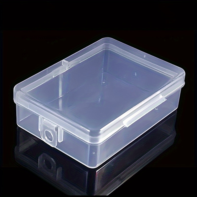 Caja Almacenamiento Plástico Transparente Joyas Piezas - Temu