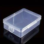 1pc PP Plastic Clear Storage Box, Transparent Storage Box Container, Portable Organizer Case, Flip Storage Container With Hinged Lid, For Jewelry Beads Fishing Tackles Mini Accessories Small Items, Organizer Supplies