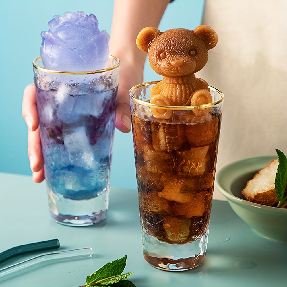 1pc Creative Bear Ice Tray Household Freeze Ice Cube Mold Diy Ice